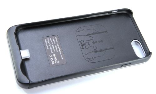Внешний АКБ чехол для iPhone 7 (4.7) NYX 7-01 3800mAh серый оптом, в розницу Центр Компаньон фото 4