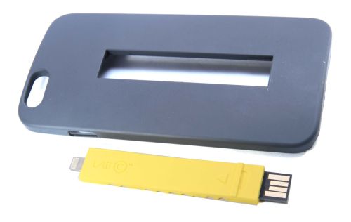 Чехол-накладка для iPhone 6/6S LAB.C с кабелем серый оптом, в розницу Центр Компаньон фото 2