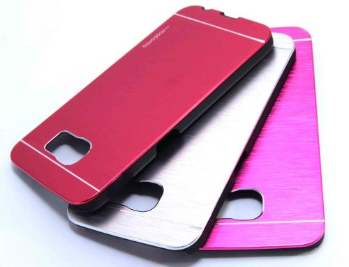 Чехол-накладка для Samsung G920 S6 MOTOMO металл/пластик красный оптом, в розницу Центр Компаньон фото 3