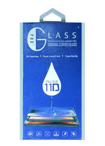 Защитное стекло для HUAWEI P30 11D FULL GLUE (синяя основа) коробка черный оптом, в розницу Центр Компаньон фото 2