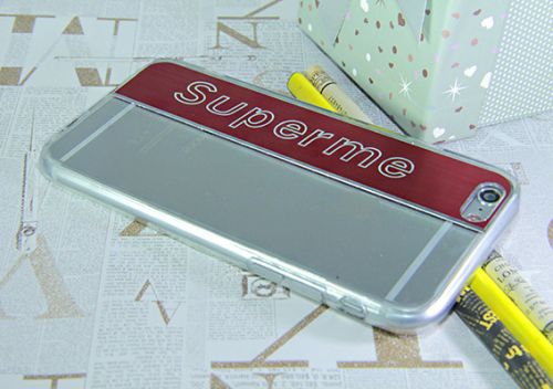 Чехол-накладка для iPhone 7/8/SE SUPERME TPU красный  оптом, в розницу Центр Компаньон