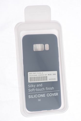 Чехол-накладка для Samsung G950F S8 SILICONE CASE NL OP закрытый темно-синий (8) оптом, в розницу Центр Компаньон фото 4