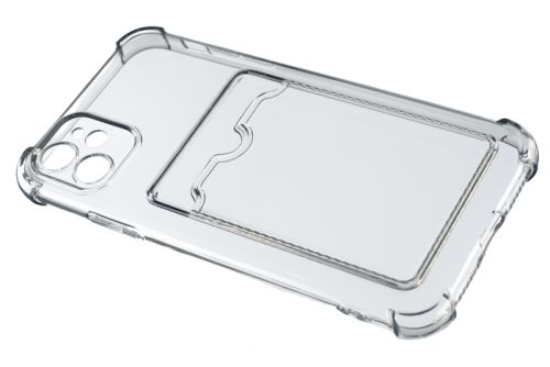 Чехол-накладка для iPhone 11 VEGLAS Air Pocket черно-прозрачный оптом, в розницу Центр Компаньон фото 3