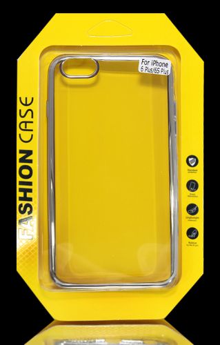 Чехол-накладка для iPhone 6/6S Plus  РАМКА TPU серебро оптом, в розницу Центр Компаньон фото 3