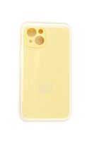 Купить Чехол-накладка для iPhone 13 SILICONE CASE Защита камеры лимонно-кремовый (51) оптом, в розницу в ОРЦ Компаньон