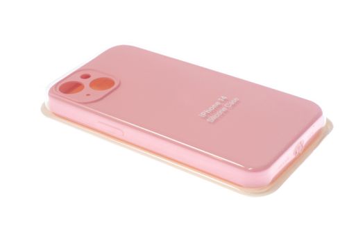 Чехол-накладка для iPhone 14 SILICONE CASE Защита камеры розовый (6) оптом, в розницу Центр Компаньон фото 2
