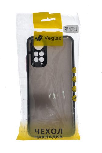Чехол-накладка для XIAOMI Redmi Note 11 VEGLAS Fog черный оптом, в розницу Центр Компаньон фото 3