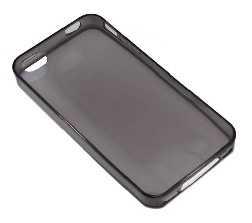 Чехол-накладка для iPhone 4/4S FASHION TPU пакет черно-прозрачный оптом, в розницу Центр Компаньон фото 4