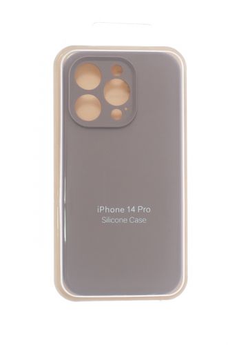 Чехол-накладка для iPhone 14 Pro SILICONE CASE Защита камеры песочный (7) оптом, в розницу Центр Компаньон