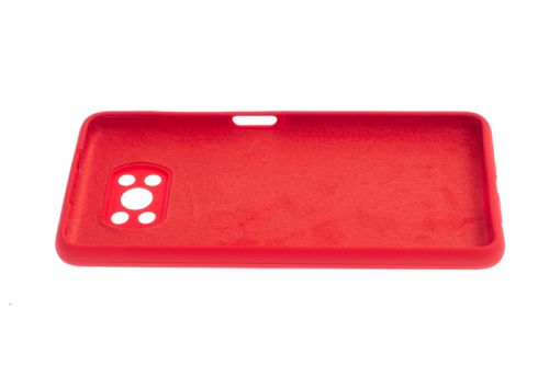 Чехол-накладка для XIAOMI Poco X3 NFC SILICONE CASE NL OP закрытый красный (1) оптом, в розницу Центр Компаньон фото 3
