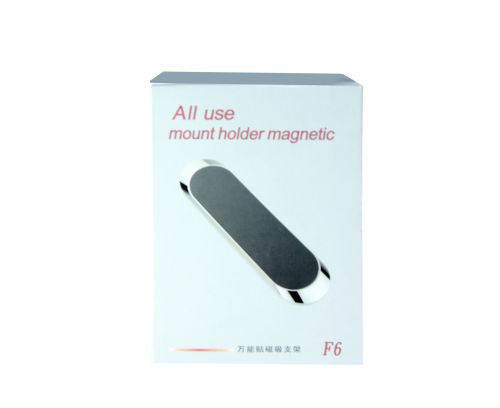Держатель F6 Металл магнитный (N50 сильный магнит) серый оптом, в розницу Центр Компаньон фото 2