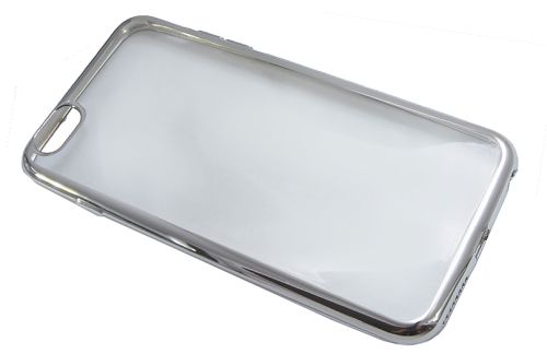Чехол-накладка для iPhone 6/6S Plus  РАМКА TPU серебро оптом, в розницу Центр Компаньон фото 2