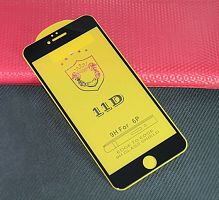 Купить Защитное стекло для iPhone 6 (5.5) FULL GLUE (желтая основа) картон черный оптом, в розницу в ОРЦ Компаньон