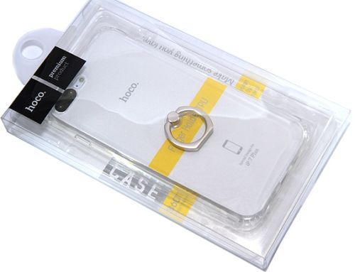 Чехол-накладка для iPhone 7/8 Plus HOCO METAL FINGER TPU прозрачная оптом, в розницу Центр Компаньон фото 3