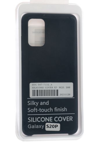 Чехол-накладка для Samsung G985 S20 Plus SILICONE CASE OP черный (3) оптом, в розницу Центр Компаньон фото 4