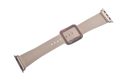 Ремешок для Apple Watch Square buckle 38/40/41mm кремовый оптом, в розницу Центр Компаньон фото 2