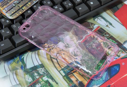 Чехол-накладка для XIAOMI Redmi 4A JZZS Diamond TPU розовая оптом, в розницу Центр Компаньон