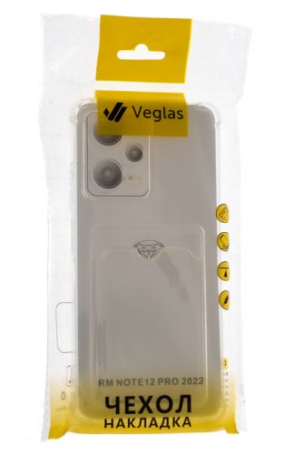 Чехол-накладка для XIAOMI Redmi Note 12 Pro 5G VEGLAS Air Pocket прозрачный оптом, в розницу Центр Компаньон фото 4