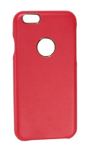 Чехол-накладка для iPhone 6/6S Plus  AiMee КОЖА Золотые вставки красный оптом, в розницу Центр Компаньон