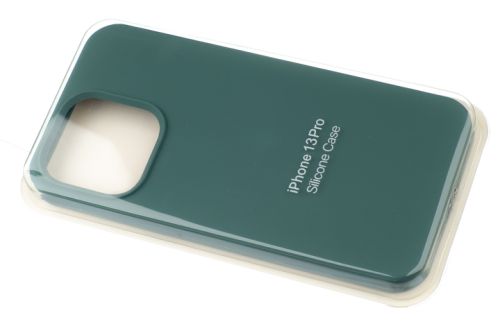 Чехол-накладка для iPhone 13 Pro SILICONE CASE закрытый хвойно-зеленый (58) оптом, в розницу Центр Компаньон фото 2