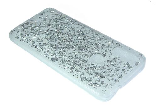 Чехол-накладка для XIAOMI Redmi 7 GLITTER TPU серебро  оптом, в розницу Центр Компаньон фото 3