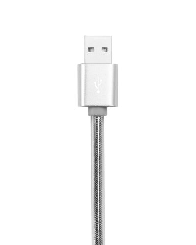 Кабель USB Lightning 8Pin HOCO UPL12 Smart Light серебро оптом, в розницу Центр Компаньон фото 3
