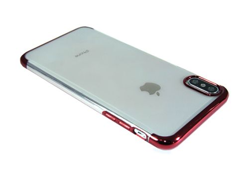 Чехол-накладка для iPhone XS Max ELECTROPLATED TPU DOKA красный оптом, в розницу Центр Компаньон фото 2