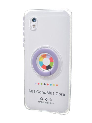 Чехол-накладка для Samsung A013F A01 Core/M01 Core NEW RING TPU сиреневый оптом, в розницу Центр Компаньон фото 3