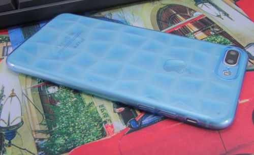 Чехол-накладка для iPhone 7/8 Plus JZZS Diamond TPU синяя оптом, в розницу Центр Компаньон фото 3