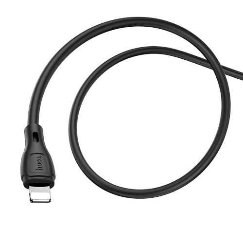 Кабель USB Lightning 8Pin HOCO X61 Ultimate silicone 2.4A 1.0м черный оптом, в розницу Центр Компаньон фото 3