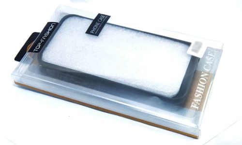 Чехол-накладка для iPhone X/XS TOP FASHION Litchi TPU черный блистер оптом, в розницу Центр Компаньон фото 2
