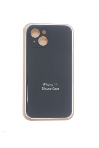 Чехол-накладка для iPhone 14 SILICONE CASE Защита камеры темно-синий (8) оптом, в розницу Центр Компаньон