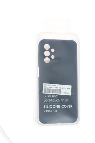 Чехол-накладка для Samsung A235F A23 SILICONE CASE OP закрытый темно-синий (8) оптом, в розницу Центр Компаньон фото 3