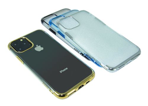 Чехол-накладка для iPhone 11 Pro Max ELECTROPLATED TPU DOKA золото оптом, в розницу Центр Компаньон фото 4
