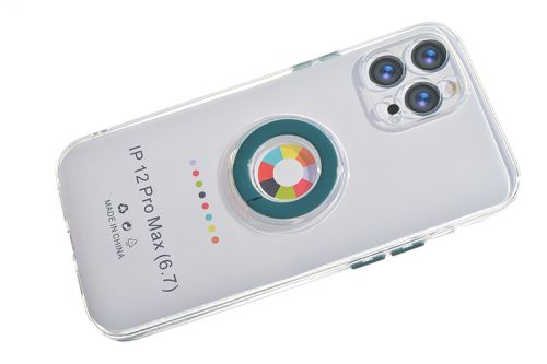 Чехол-накладка для iPhone 12 Pro Max NEW RING TPU темно-зеленый оптом, в розницу Центр Компаньон фото 4