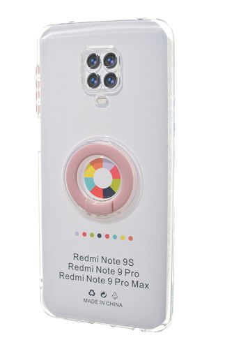 Чехол-накладка для XIAOMI Redmi Note 9S NEW RING TPU розовый оптом, в розницу Центр Компаньон фото 2