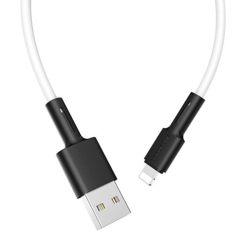Кабель USB Lightning 8Pin BOROFONE BX31 Soft silicone 2.4A 1м белый оптом, в розницу Центр Компаньон фото 2