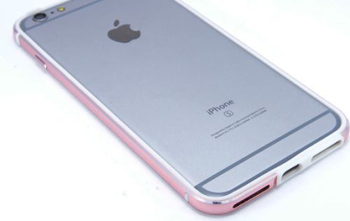 Бампер для iPhone7 (5.5) Metal+TPU розовое золото оптом, в розницу Центр Компаньон фото 3