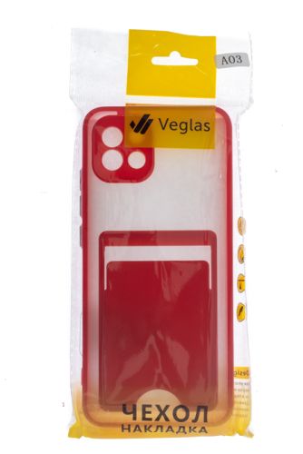 Чехол-накладка для Samsung A035F A03 VEGLAS Fog Pocket красный оптом, в розницу Центр Компаньон фото 4