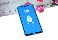 Купить Защитное стекло для XIAOMI Redmi Note 8 11D FULL GLUE (синяя основа) коробка черный оптом, в розницу в ОРЦ Компаньон