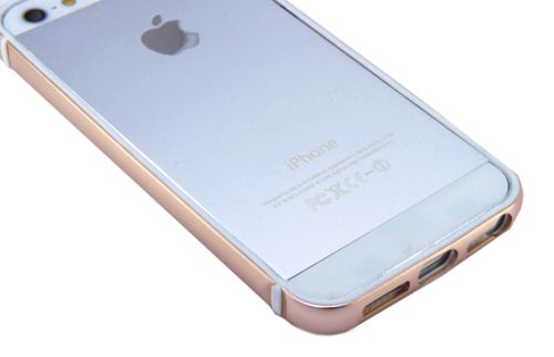 Бампер для iPhone 5/5S/SE Metal+TPU золото оптом, в розницу Центр Компаньон фото 3