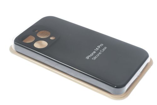 Чехол-накладка для iPhone 14 Pro SILICONE CASE Защита камеры черный (18) оптом, в розницу Центр Компаньон фото 2