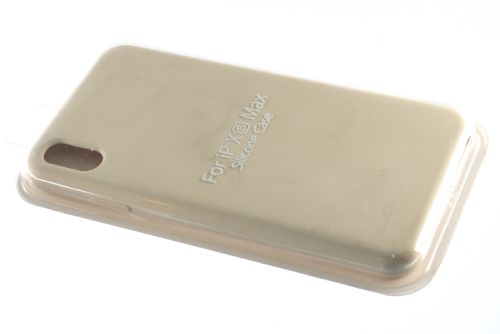 Чехол-накладка для iPhone XS Max VEGLAS SILICONE CASE NL кремовый (11) оптом, в розницу Центр Компаньон фото 3
