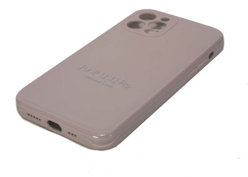 Чехол-накладка для iPhone 12 Pro VEGLAS SILICONE CASE NL Защита камеры светло-розовый (19) оптом, в розницу Центр Компаньон фото 2