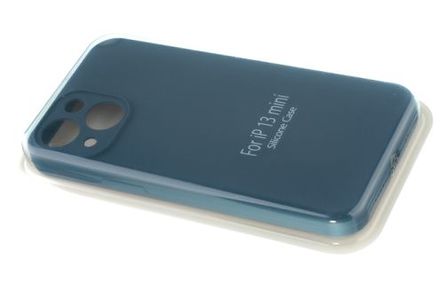 Чехол-накладка для iPhone 13 Mini VEGLAS SILICONE CASE NL Защита камеры темно-синий (8) оптом, в розницу Центр Компаньон фото 2