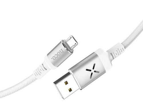 Кабель USB-Micro USB HOCO U63 Spirit 2.4A 1.2м белый оптом, в розницу Центр Компаньон фото 3