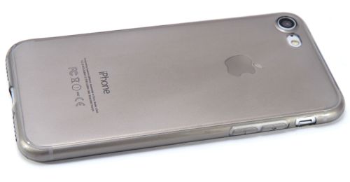 Чехол-накладка для iPhone 7/8/SE FASHION TPU пакет черно-прозрачный оптом, в розницу Центр Компаньон фото 3