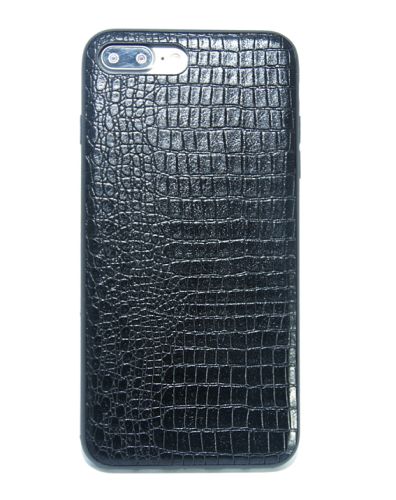 Чехол-накладка для iPhone 7/8 Plus TOP FASHION Рептилия TPU черный пакет оптом, в розницу Центр Компаньон