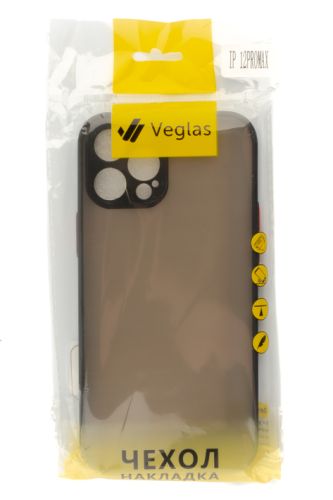 Чехол-накладка для iPhone 12 Pro Max VEGLAS Fog черный оптом, в розницу Центр Компаньон фото 2