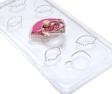 Купить Чехол-накладка для SAMSUNG A710 YOUNICOU стразы кольцо Губы PC+TPU оптом, в розницу в ОРЦ Компаньон